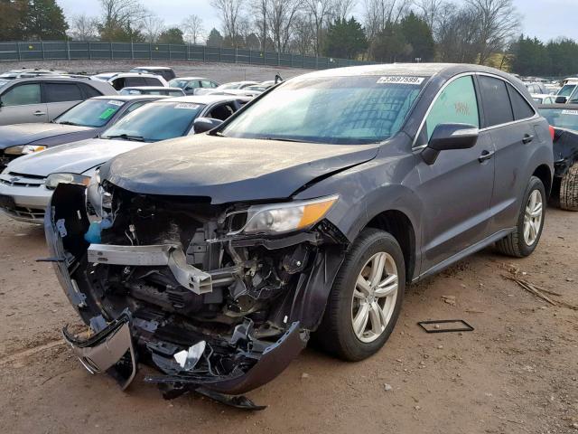 5J8TB4H3XFL031603 - 2015 ACURA RDX BASE GRAY photo 2