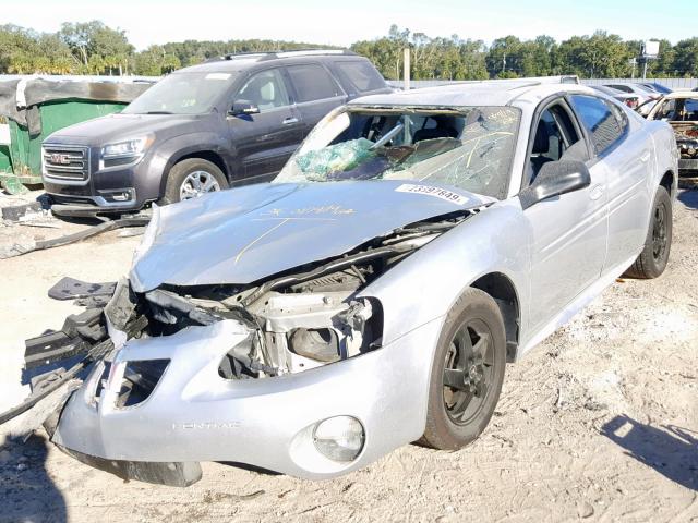 2G2WS522941243000 - 2004 PONTIAC GRAND PRIX SILVER photo 2