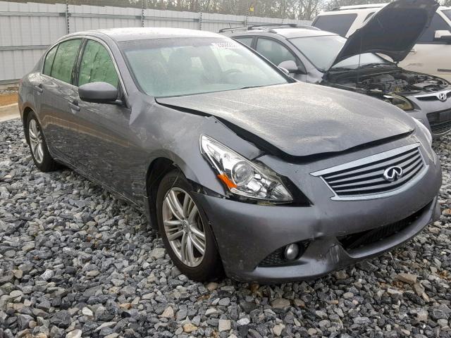 JN1DV6AP0CM812271 - 2012 INFINITI G25 BASE GRAY photo 1