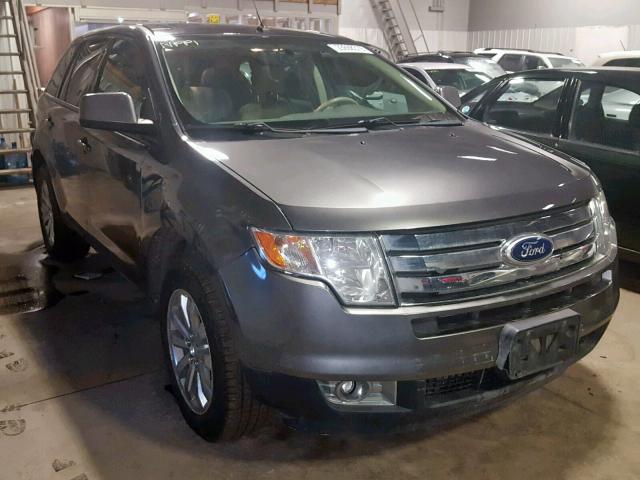 2FMDK3JC3ABB69186 - 2010 FORD EDGE SEL GRAY photo 1