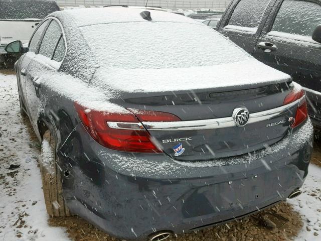 2G4GN5EX1F9139597 - 2015 BUICK REGAL PREM 灰色 照片 3
