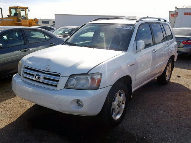 JTEEP21A170191227 - 2007 TOYOTA HIGHLANDER WHITE photo 2