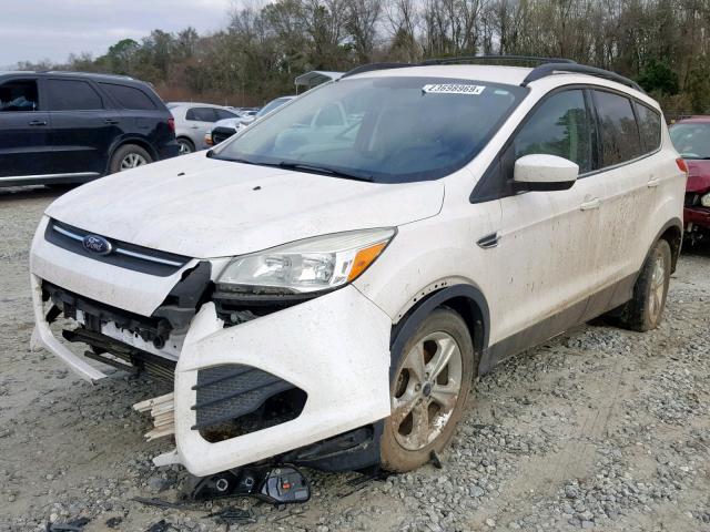 1FMCU0GX4DUD07332 - 2013 FORD ESCAPE SE WHITE photo 2