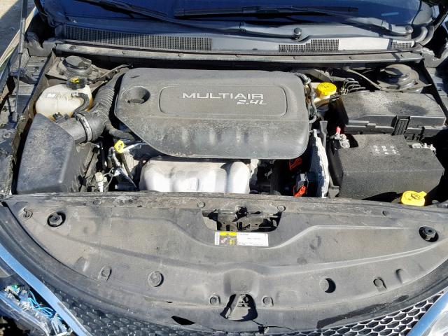 1C3CCCAB3FN755942 - 2015 CHRYSLER 200 LIMITE შავი ფოტო 7