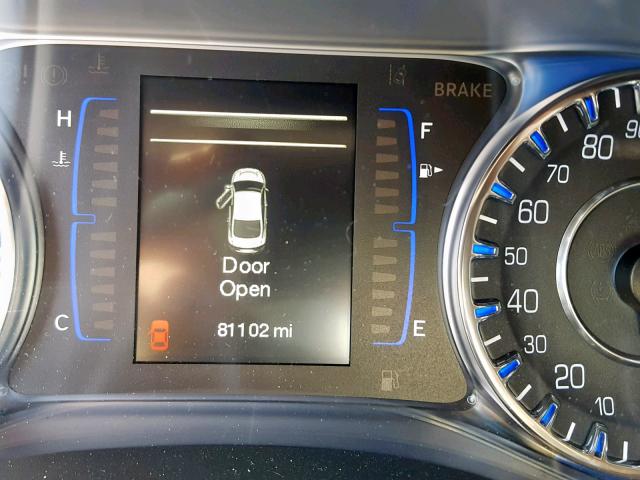 1C3CCCAB3FN755942 - 2015 CHRYSLER 200 LIMITE შავი ფოტო 8