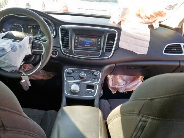 1C3CCCAB3FN755942 - 2015 CHRYSLER 200 LIMITE შავი ფოტო 9