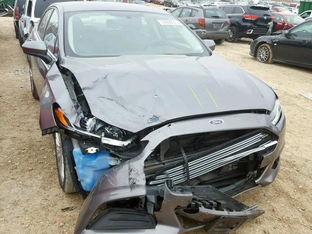 3FA6P0UU1ER298462 - 2014 FORD FUSION S H GRAY photo 1