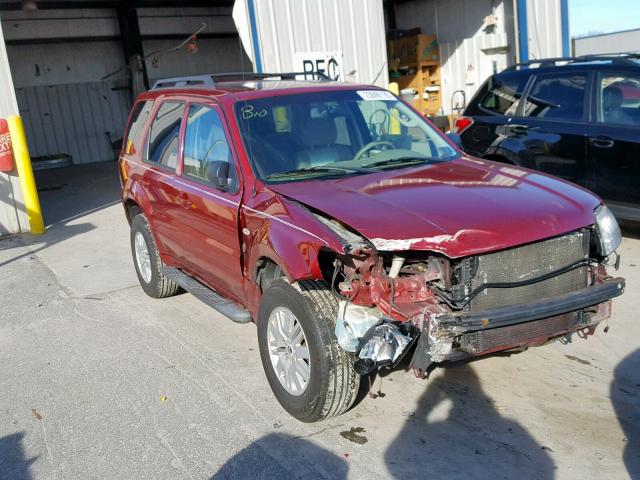 4M2CU57146KJ05631 - 2006 MERCURY MARINER RED photo 1