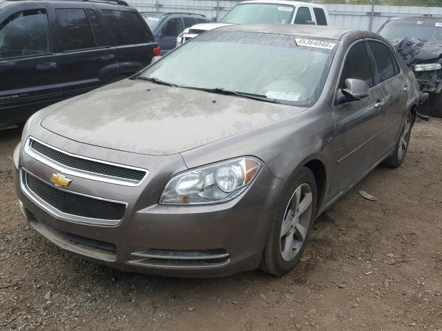 1G1ZC5E0XCF204965 - 2012 CHEVROLET MALIBU 1LT GRAY photo 2