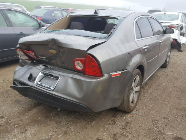 1G1ZC5E0XCF204965 - 2012 CHEVROLET MALIBU 1LT GRAY photo 4