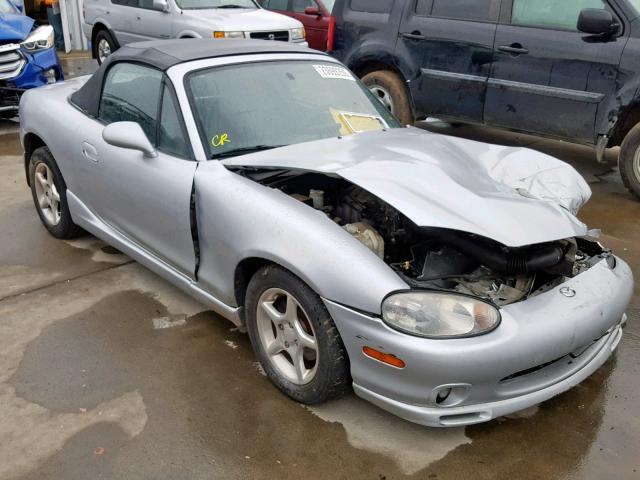 JM1NB3539Y0156408 - 2000 MAZDA MX-5 MIATA SILVER photo 1