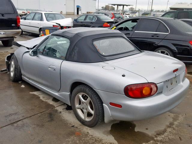 JM1NB3539Y0156408 - 2000 MAZDA MX-5 MIATA SILVER photo 3