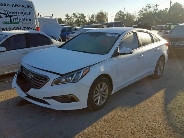 5NPE24AAXGH403320 - 2016 HYUNDAI SONATA ECO WHITE photo 2