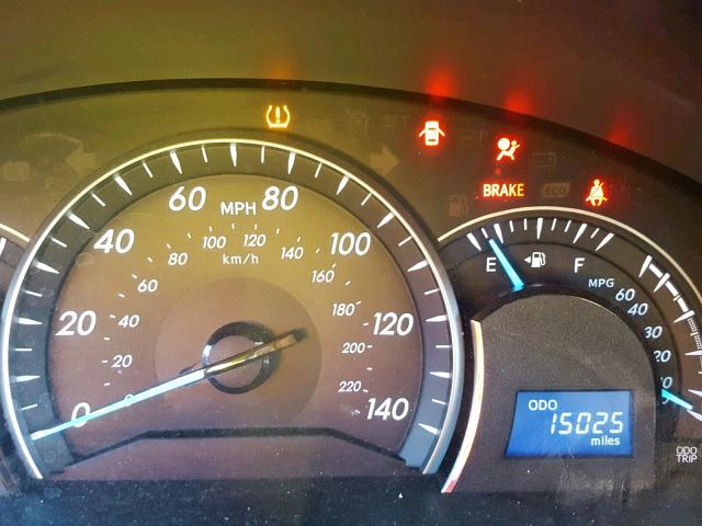 4T4BF1FKXDR296019 - 2013 TOYOTA CAMRY L 红色 照片 8