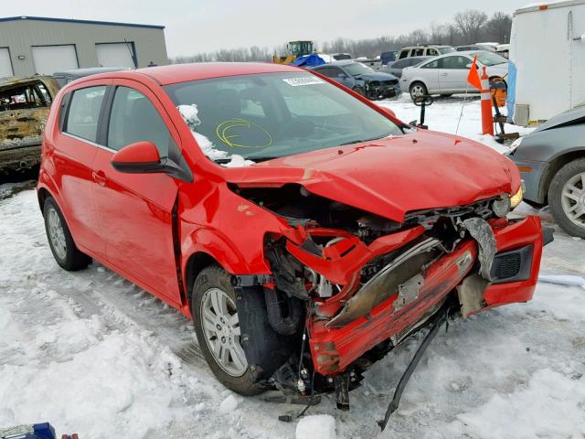 1G1JD6SH9E4209146 - 2014 CHEVROLET SONIC LT RED photo 1