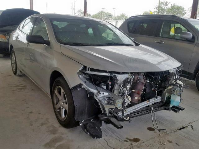 1G1ZB5ST7JF243382 - 2018 CHEVROLET MALIBU LS SILVER photo 1