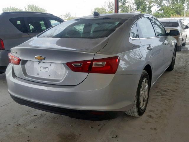 1G1ZB5ST7JF243382 - 2018 CHEVROLET MALIBU LS SILVER photo 4