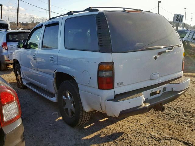 1GKEK63UX5J165481 - 2005 GMC YUKON DENA WHITE photo 3