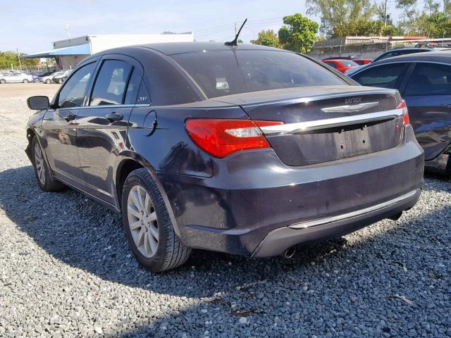 1C3CCBBG5CN108264 - 2012 CHRYSLER 200 TOURIN BLUE photo 3