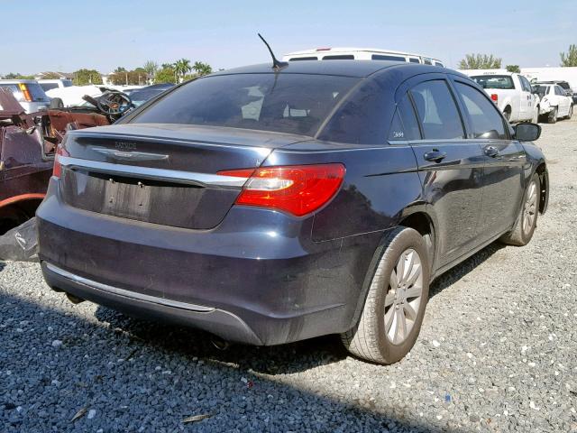 1C3CCBBG5CN108264 - 2012 CHRYSLER 200 TOURIN BLUE photo 4