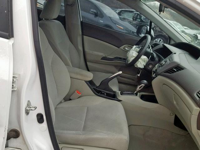 19XFB2F53CE065388 - 2012 HONDA CIVIC LX WHITE photo 5