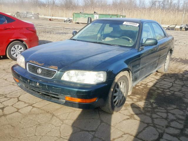 JH4UA2651VC001224 - 1997 ACURA 2.5TL GREEN photo 2