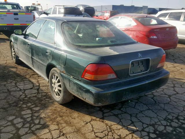 JH4UA2651VC001224 - 1997 ACURA 2.5TL GREEN photo 3