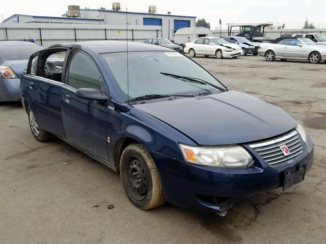 1G8AJ55F67Z152215 - 2007 SATURN ION LEVEL BLUE photo 1