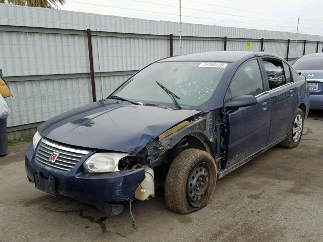 1G8AJ55F67Z152215 - 2007 SATURN ION LEVEL BLUE photo 2