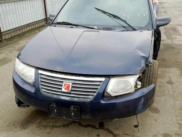 1G8AJ55F67Z152215 - 2007 SATURN ION LEVEL BLUE photo 9