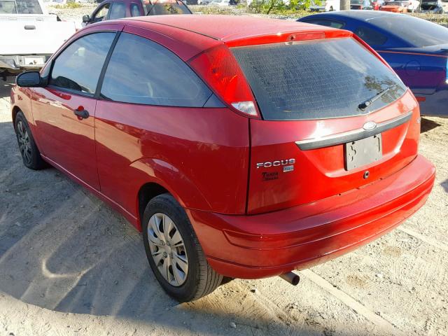 1FAFP31N06W171263 - 2006 FORD FOCUS ZX3 RED photo 3