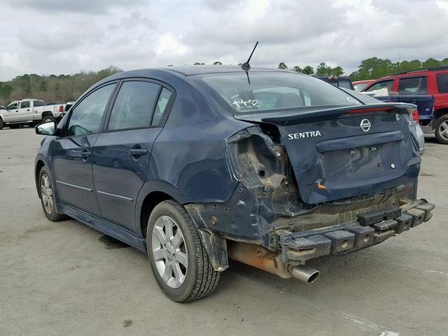 3N1AB61E89L679966 - 2009 NISSAN SENTRA 2.0 BLUE photo 3