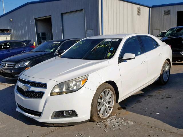 1G11E5SA1DF310520 - 2013 CHEVROLET MALIBU 2LT WHITE photo 2