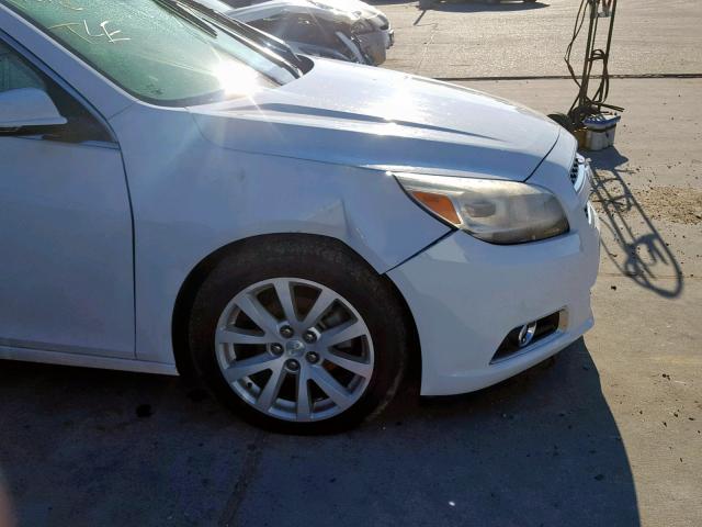 1G11E5SA1DF310520 - 2013 CHEVROLET MALIBU 2LT WHITE photo 9