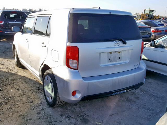 JTLZE4FE0DJ046452 - 2013 TOYOTA SCION XB 银色 照片 3