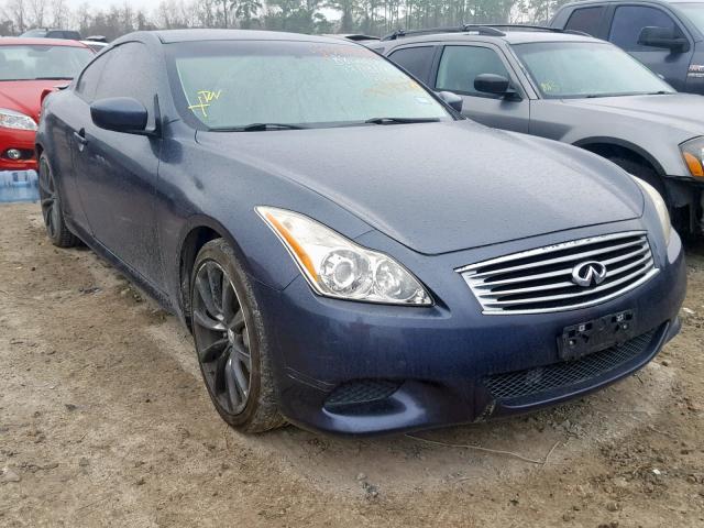 JNKCV64E89M602799 - 2009 INFINITI G37 BASE BLUE photo 1