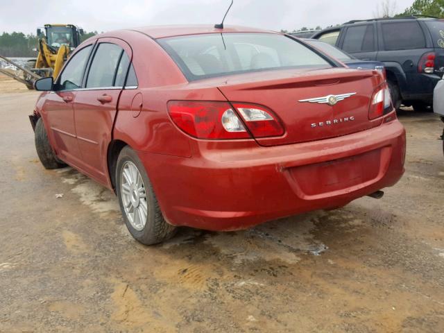 1C3LC56K87N524895 - 2007 CHRYSLER SEBRING TO 红色 照片 3