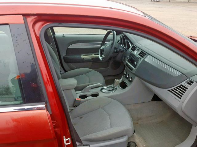 1C3LC56K87N524895 - 2007 CHRYSLER SEBRING TO 红色 照片 5