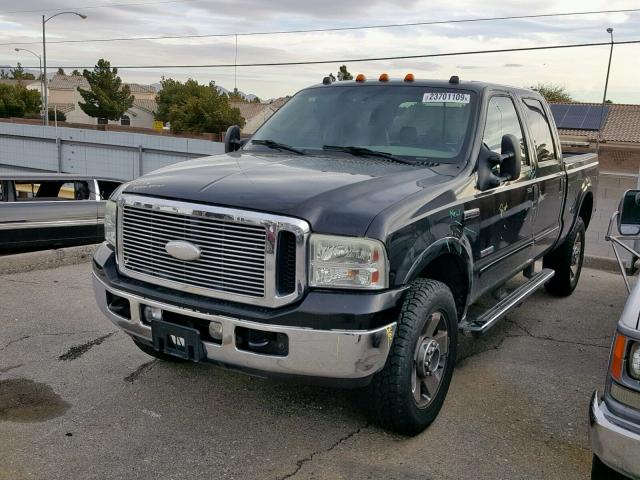 1FTWW31P27EA28174 - 2007 FORD F350 SRW S BLACK photo 2