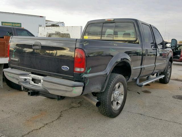 1FTWW31P27EA28174 - 2007 FORD F350 SRW S BLACK photo 4