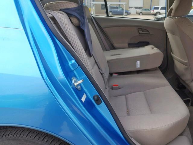 JHMZE2H76AS040870 - 2010 HONDA INSIGHT EX BLUE photo 6