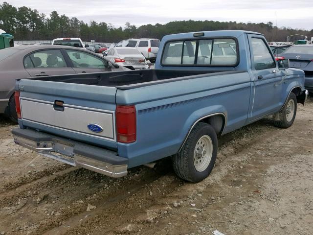 1FTCR10T8LPB60044 - 1990 FORD RANGER BLUE photo 4