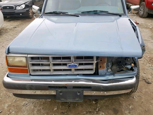 1FTCR10T8LPB60044 - 1990 FORD RANGER BLUE photo 7