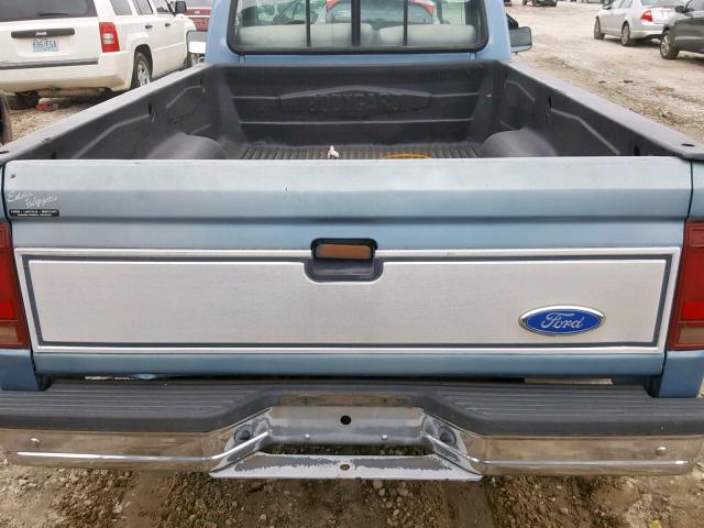 1FTCR10T8LPB60044 - 1990 FORD RANGER BLUE photo 9