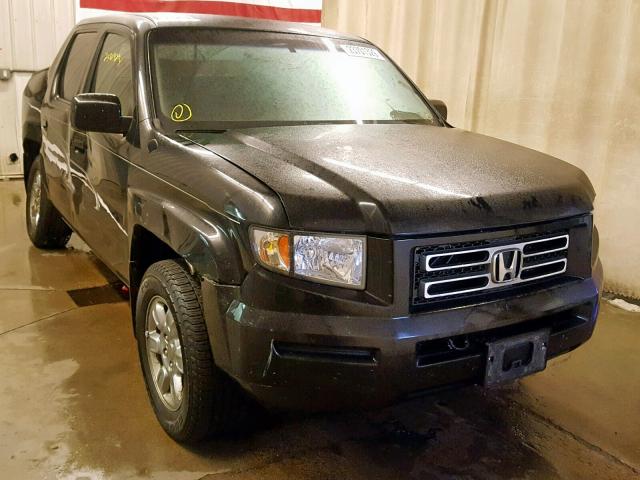 2HJYK16446H521333 - 2006 HONDA RIDGELINE BLACK photo 1