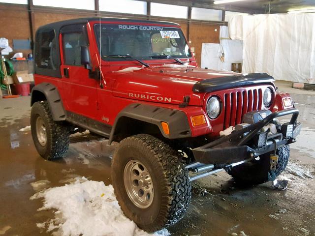 1J4FA69S13P324417 - 2003 JEEP WRANGLER / RED photo 1