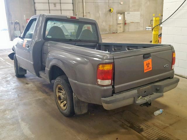 1FTYR10C2XPA54104 - 1999 FORD RANGER GRAY photo 3