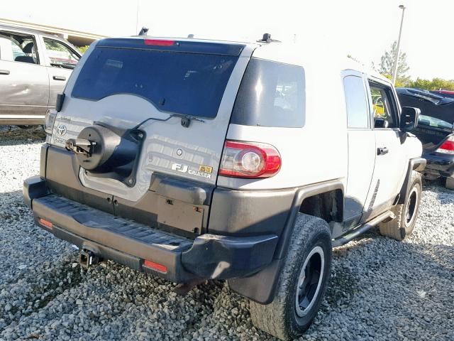 JTEBU4BF0DK156602 - 2013 TOYOTA FJ CRUISER GRAY photo 4