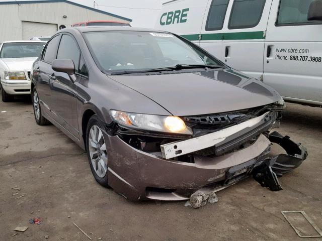 19XFA1F94AE009621 - 2010 HONDA CIVIC EXL GRAY photo 1