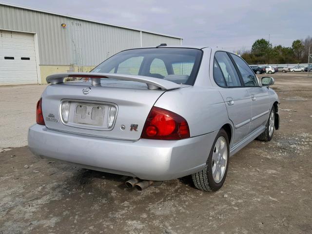 3N1AB51D75L566151 - 2005 NISSAN SENTRA SE- SILVER photo 4